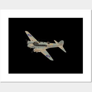 Avro Anson British WW2 Airplane Posters and Art